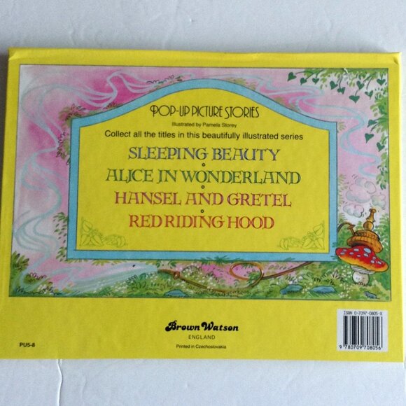 Alice in Wonderland Vintage Pop up Children's 1992 Classic Picture Story Book - Picture 3 of 7